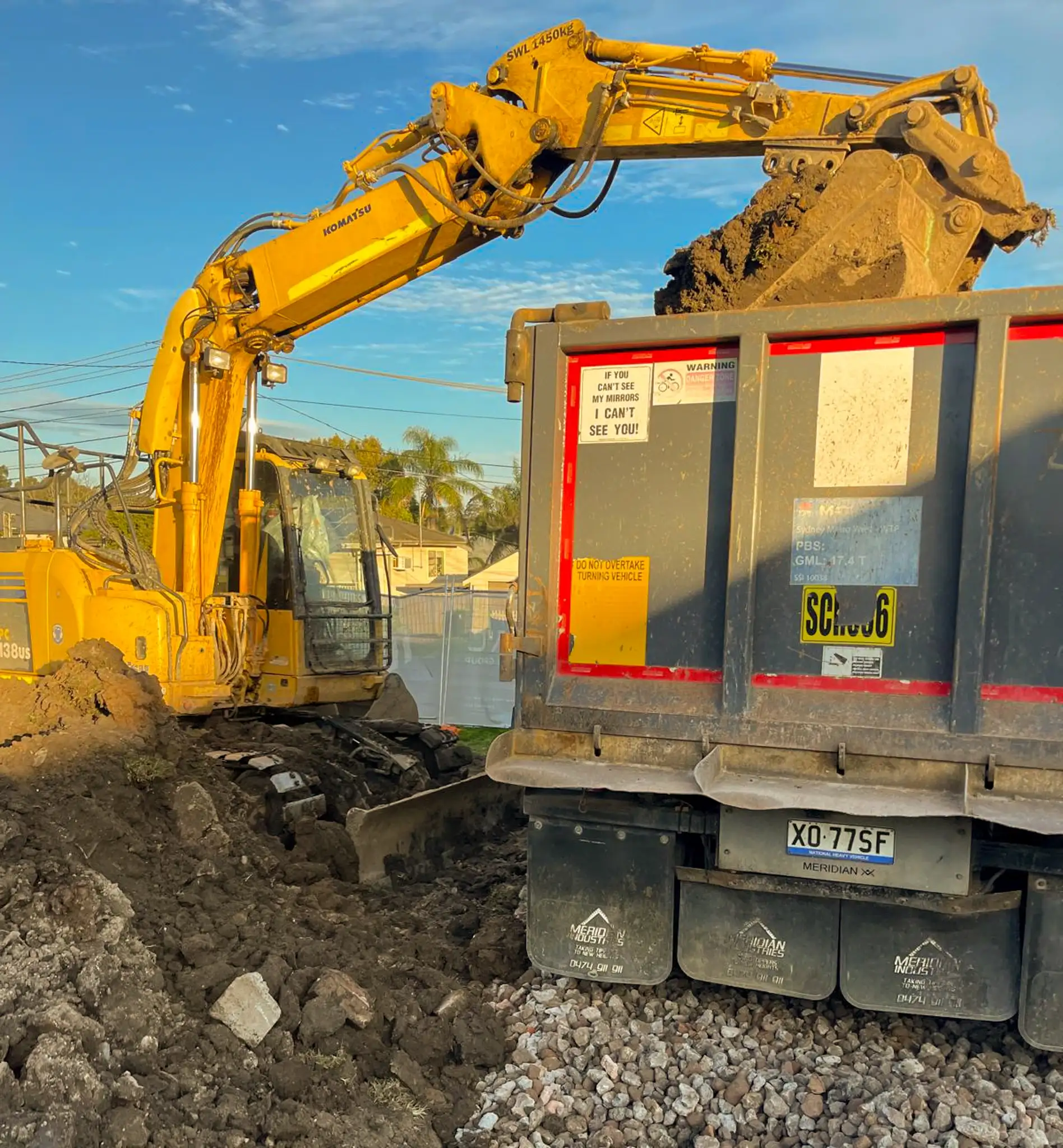 civil services nsw excavators